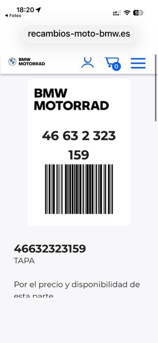 Tapa Lateral Izquierda BMW Negro R100 R80