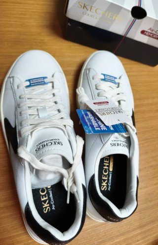 Zapatillas Skechers Mujer Talla 38.5 Blancas