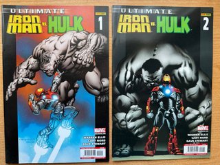 Ultímate Iron Man Vs. Hulk Completa En 2 Grapas