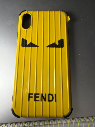 Fendi Custodia XS per iPhone Giallo