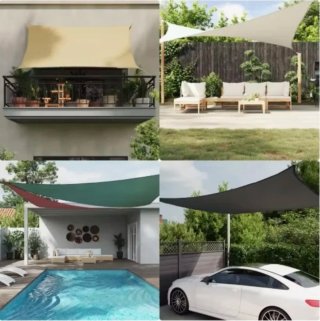 Toldo vela HDPE arena 5x3 SOHOMICS