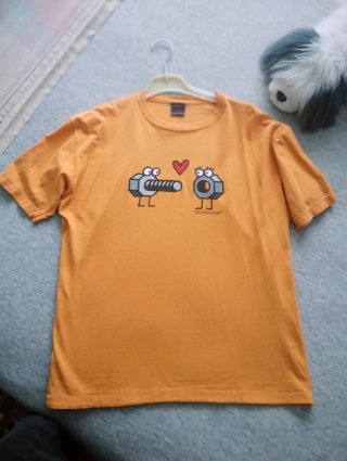 Camiseta Kukuxumusu Estampada Naranja Talla L
