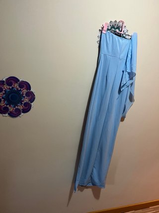 Vestido largo Sorellas The Brand azul celeste T-M