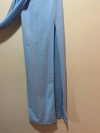 Vestido largo Sorellas The Brand azul celeste T-M