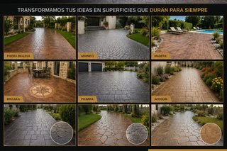 Hormigón impreso 20€/m² 641 814 032