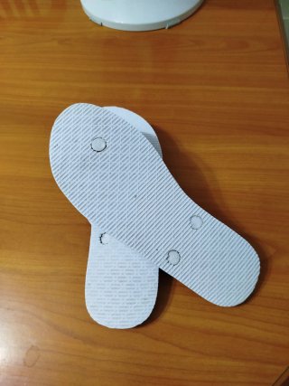 Chanclas Blancas Mujer Talla 37/38