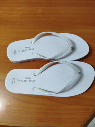 Chanclas Blancas Mujer Talla 37/38