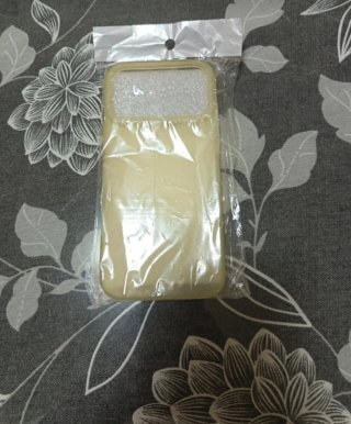 Funda para móvil color beige