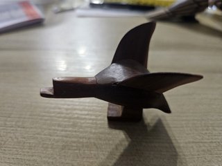 Figura de madera de Pato Artesanía Argentina