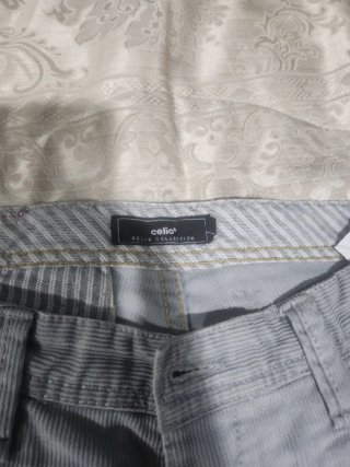 Pantaloni uomo grigi cargo