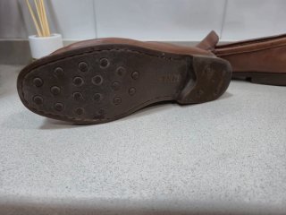 Mocasines de piel marrones