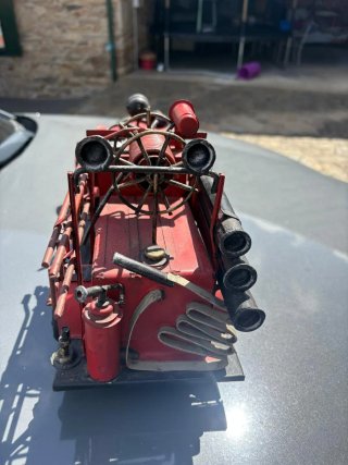 Camión Bomberos Metal Vintage