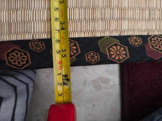 Futón estilo japonés beige y multicolor