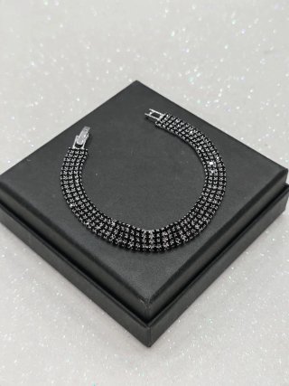 Bracciale Tennis Colore Nero