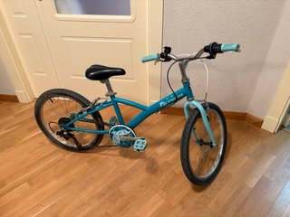 Bicicleta infantil azul