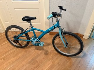 Bicicleta infantil azul
