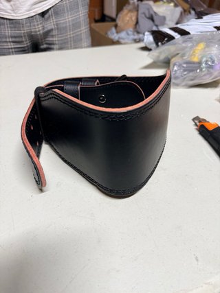 Cinturón Lumbar Gimnasio Cuero Hombre