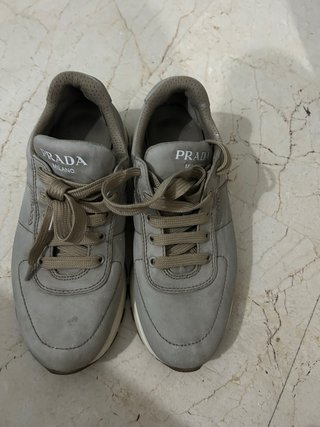 Prada Prax 01 Sneakers Pelle/Tessuto 39
