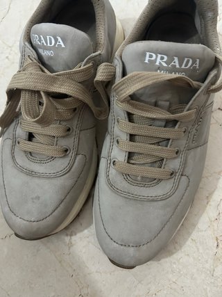 Prada Prax 01 Sneakers Pelle/Tessuto 39