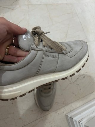 Prada Prax 01 Sneakers Pelle/Tessuto 39