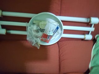 Plafón de techo 2 tubos