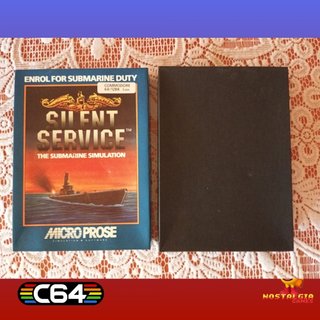 Commodore 64. Silent Service. Muy buen estado.