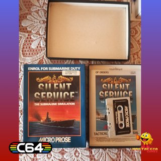Commodore 64. Silent Service. Muy buen estado.