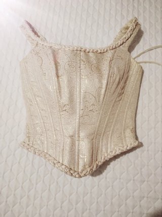 Corpiño Novia ,Medieval, bordado a mano 180€