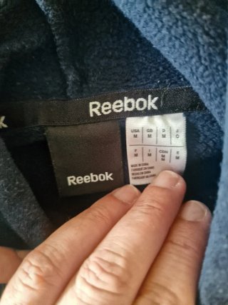 Sudadera Reebok Azul con Capucha