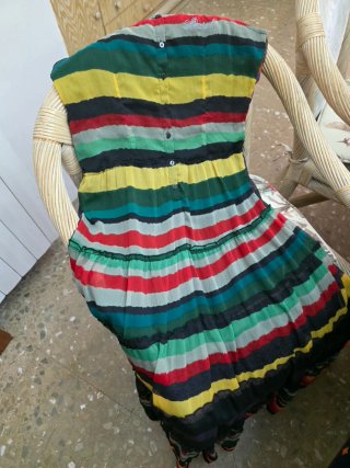 Vestido Desigual Multicolor Talla M