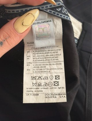 Pantalón D&G Rayas Negras