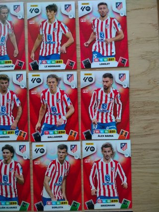 37 Cromos ATLÉTICO DE MADRID Adrenalyn 25/26