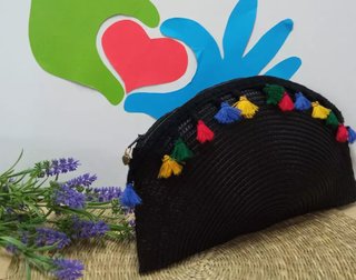 Cartera Clutch Hecha a Mano Multicolor