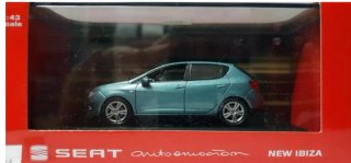SEAT IBIZA 5 PUERTAS AZUL NAYARA ESCALA 1:43