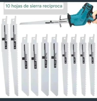 10 Hojas Sierra Sable Repuesto