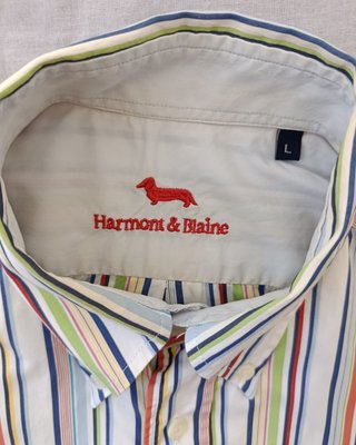 Camisa Harmont & Blaine Rayas Multicolor Talla L