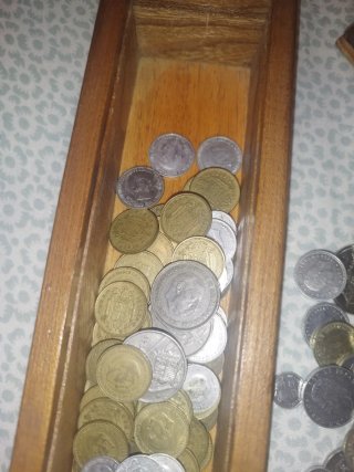 Lote monedas Franco y Juan Carlos
