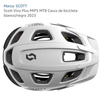 Casco Scott Vivo Plus MIPS MTB Blanco/Negro