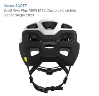 Casco Scott Vivo Plus MIPS MTB Blanco/Negro