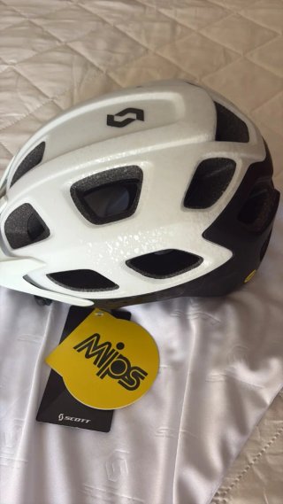 Casco Scott Vivo Plus MIPS MTB Blanco/Negro