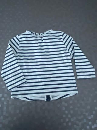 Chaqueta bebé rayas cremallera