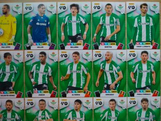 31 Cromos Real Betis Adrenalyn 25/26