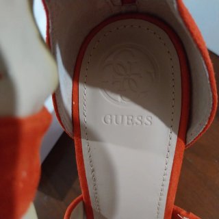 Sandali Guess arancioni Tacco Alto