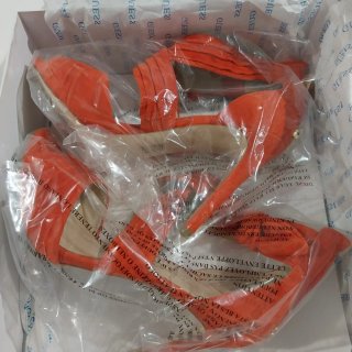 Sandali Guess arancioni Tacco Alto
