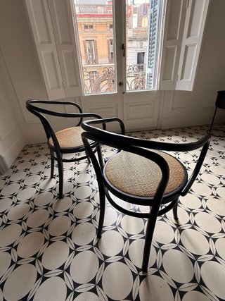 Pareja de sillas estilo Thonet