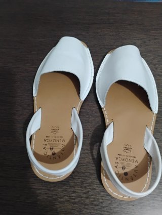Menorquinas blancas n°38 nuevas