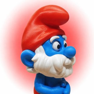 Papá Pitufo Gigante 45cm - Figura Impresión 3D