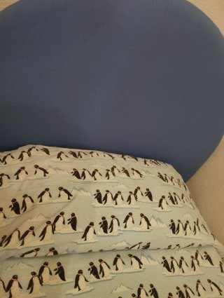 Edredón Cama 90 Pingüinos Medidas..1.65 por 2.40
