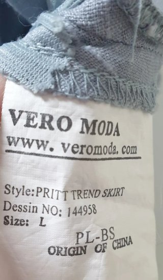 Falda Vero Moda azul