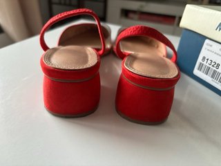 Zapatos Marypaz destalonados rojos talla 39